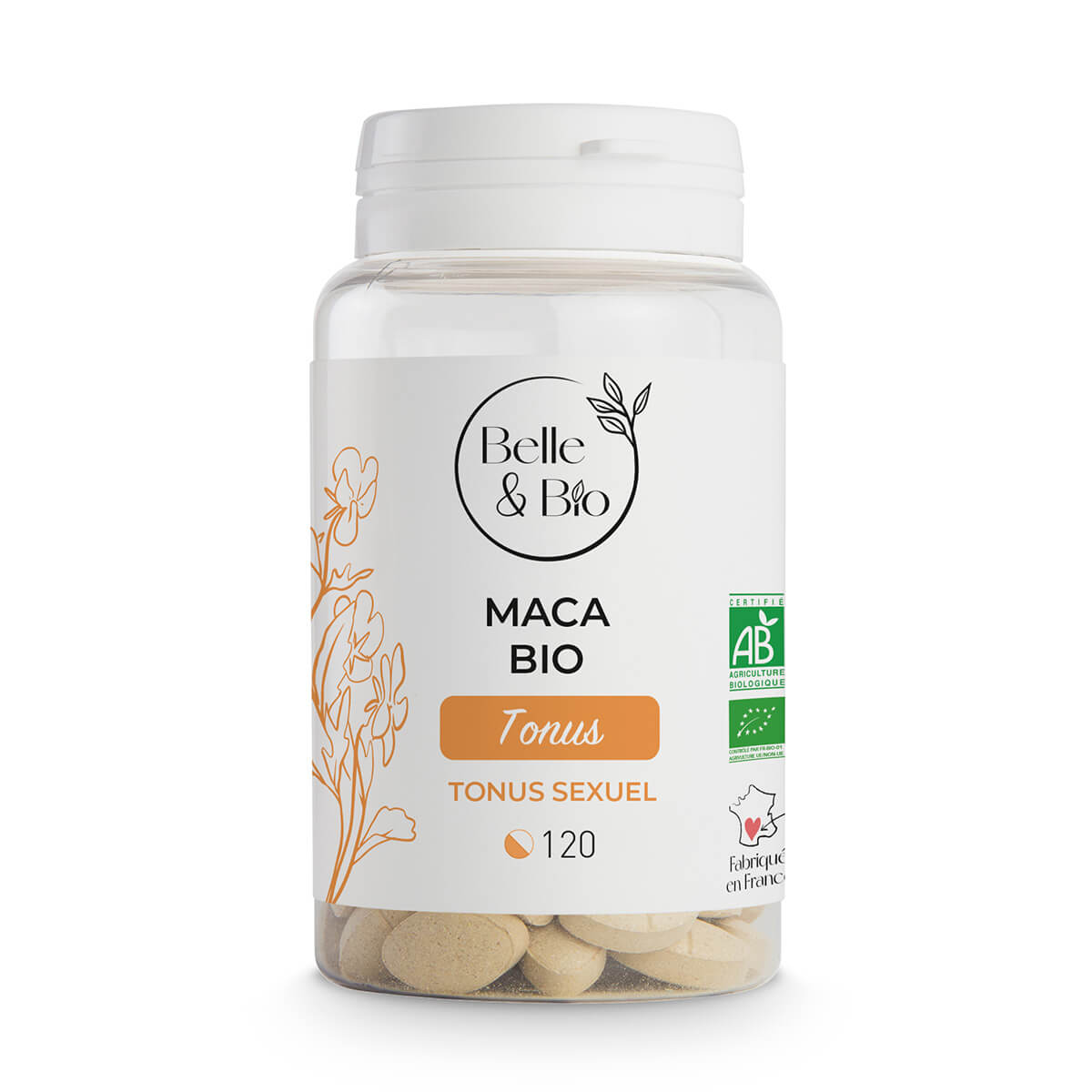 Maca Bio (120 Comprimés) - Tonus sexuel
